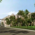 Scenic road with landscaped greenery at Yugen Infra Goa