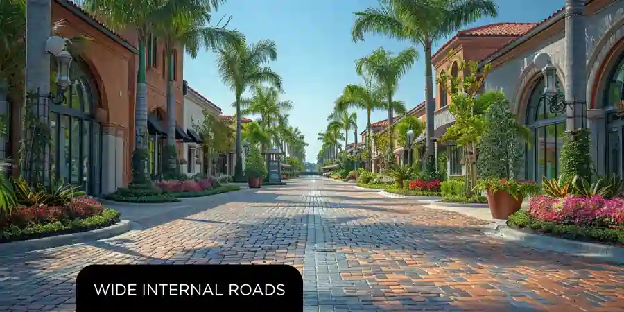 Graama vedic city goa wide internal roads
