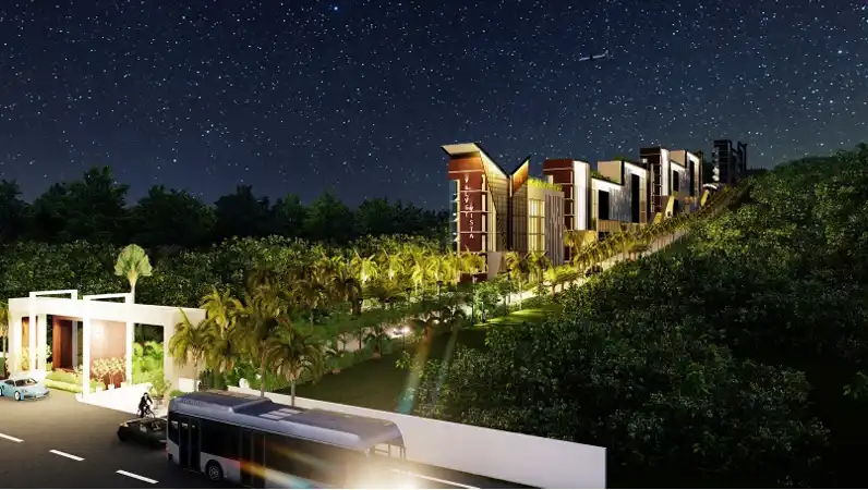 GHD Velvet Vista night view