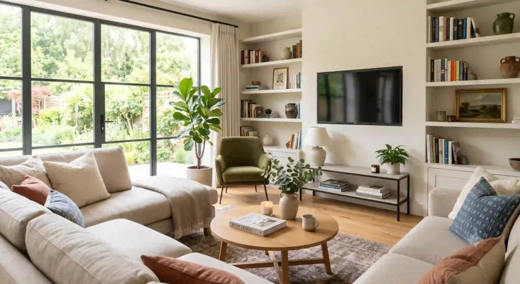 Living room renovation in Goa