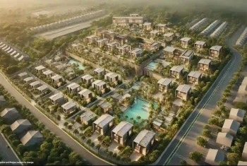 Northern hills north goa aerial view luxury villa plot