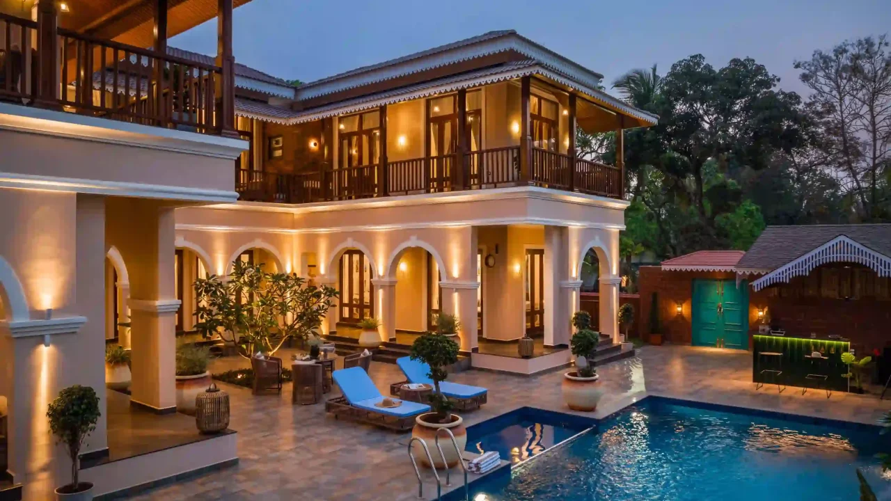 luxury villa north goa